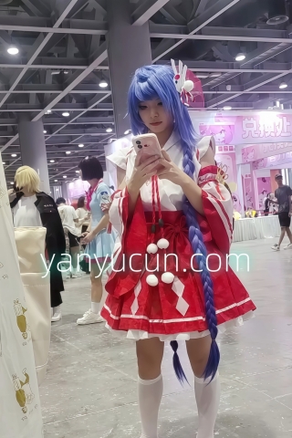 JQY-135王者大乔伊势巫女粉窄内