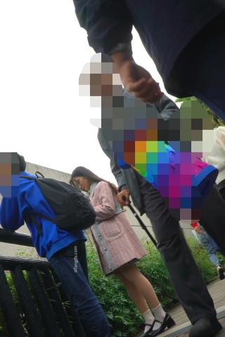 kc1427（空城原创）短裙眼镜小姐姐，薄丝米白微透N夹翅膀