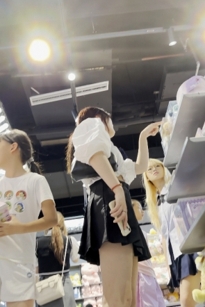 【FG原创CD】51.商店可爱金毛JK小姐姐