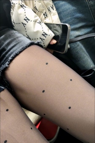 ct039【独家原创】妹子自mo斑点黑丝丰满美腿