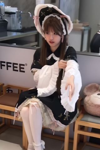 TK315-甜美系lo娘拼接丝袜开闪