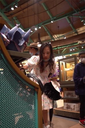 【YZWCD】YC656玩具店CD花裙少妇！白色窄N夹成D！