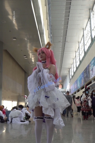 【xxn-153】玉藻前婚纱cos小姐姐..肉色丝袜圆点内正面CD